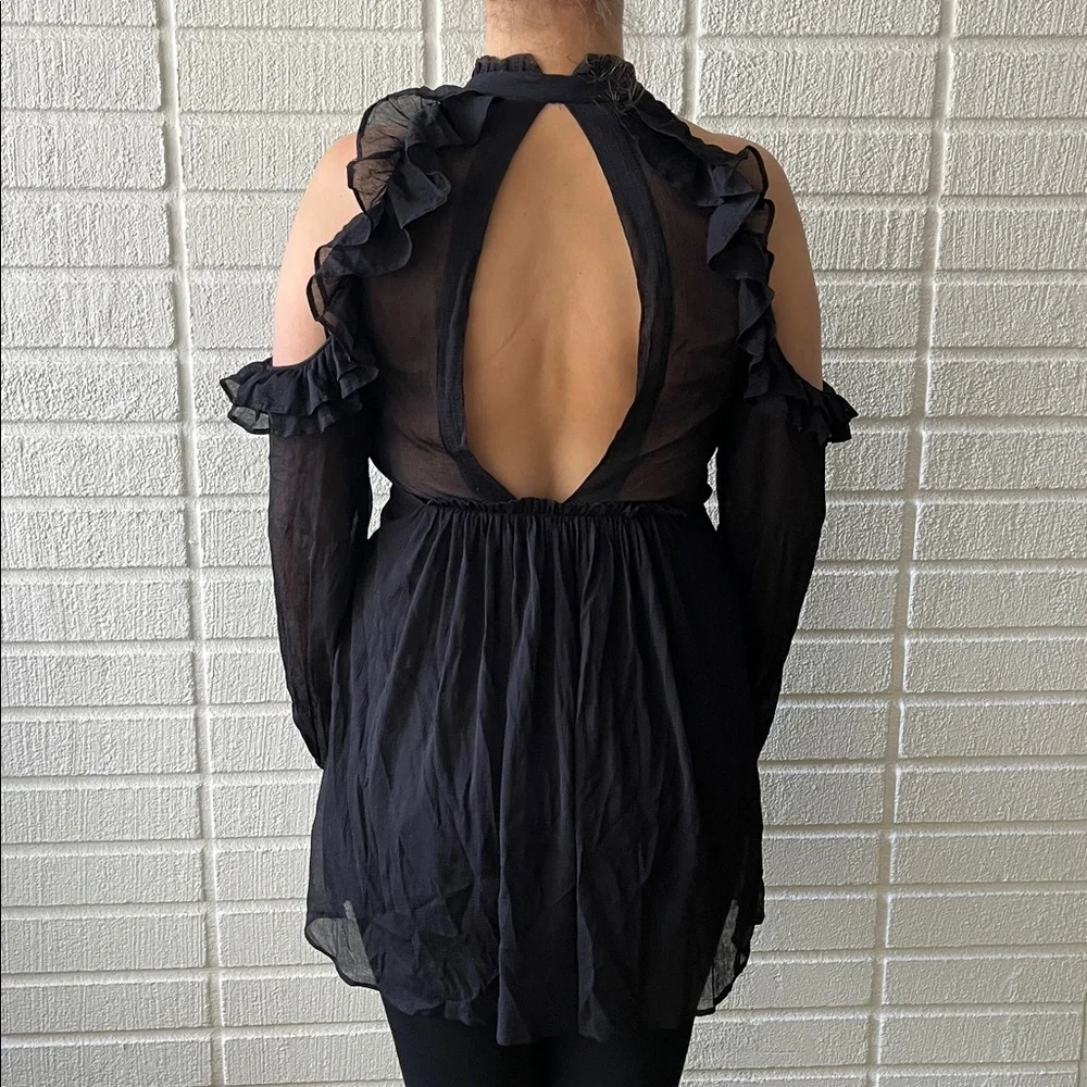 Free People Ruffle Top - Picture 3 of 5